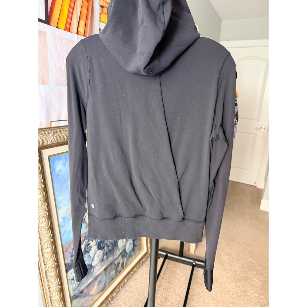 Lululemon Scuba Hoodie Full Zip Black Size 4 - Picture 4 of 5